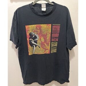 RARE❗️GUNS N ROSES VTG “Use Your Illusion” Band Tee T Shirt Vintage 90s